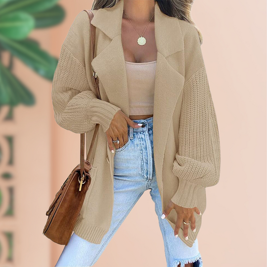 EB | Modische und Mühelose Winter Strickjacke