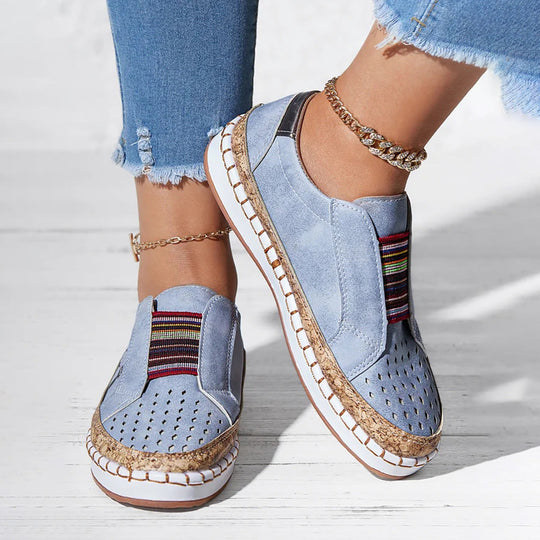 Retro flache Freizeitschuhe EB