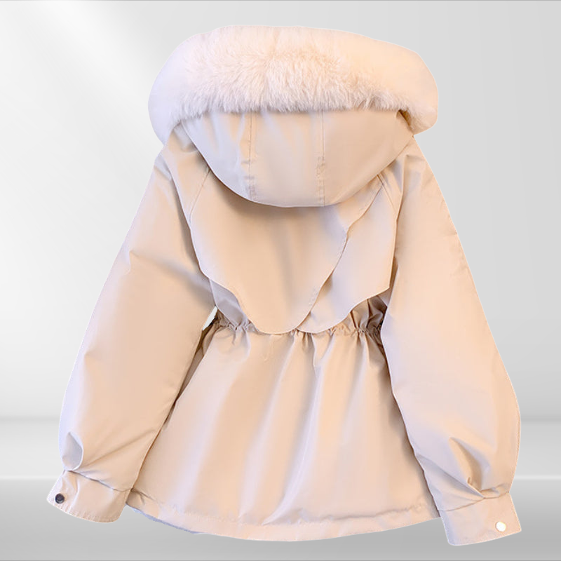 EB | Damen-Daunenjacke mit abnehmbaren Kragen
