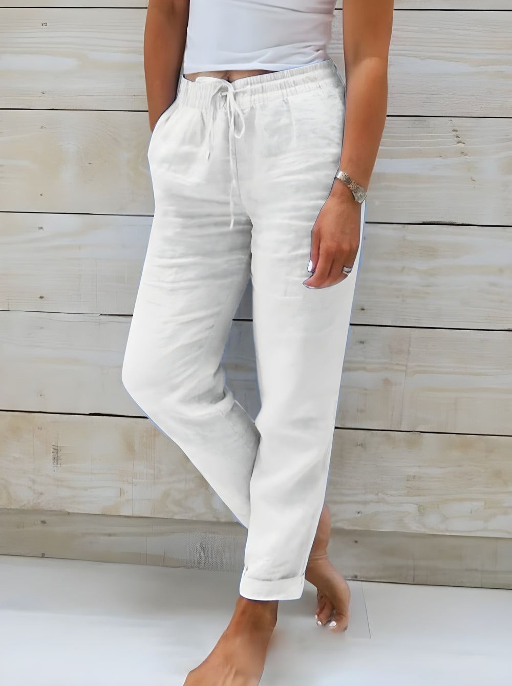 EB | Lockere Damen Baumwollhose – Bequem & Stylisch