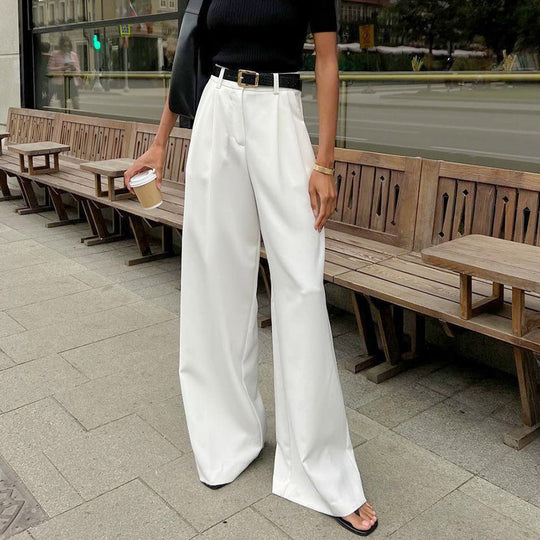 EB | Hochgeschnittene Hose mit Weitem Bein