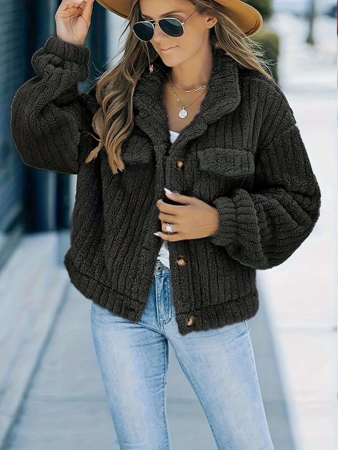 EB | Truckerjacke mit Pelz
