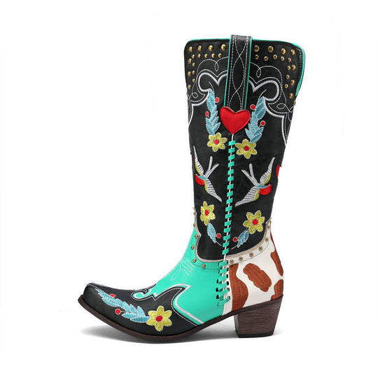 Stilvolle Damen Westernstiefel mit Einzigartigem Design EB