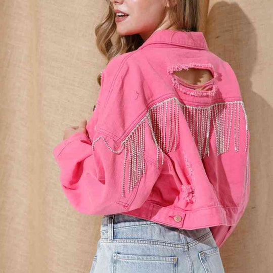 EB | Zeitgenössische Denim Jacke mit Kragen