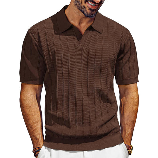 EB | Mesh-Loch hohler Strickpullover