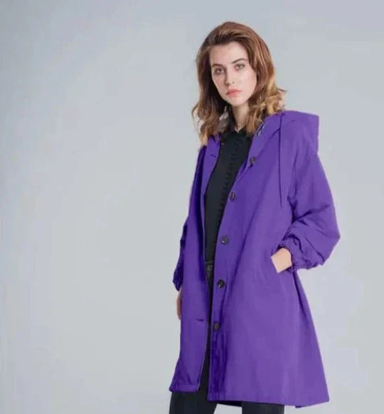EB | Übergroße Kapuzen Windbreaker Regenjacke