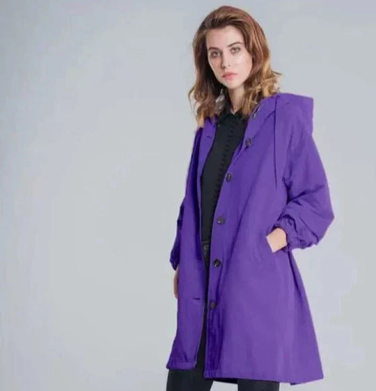 EB | Übergroße Kapuzen Windbreaker Regenjacke