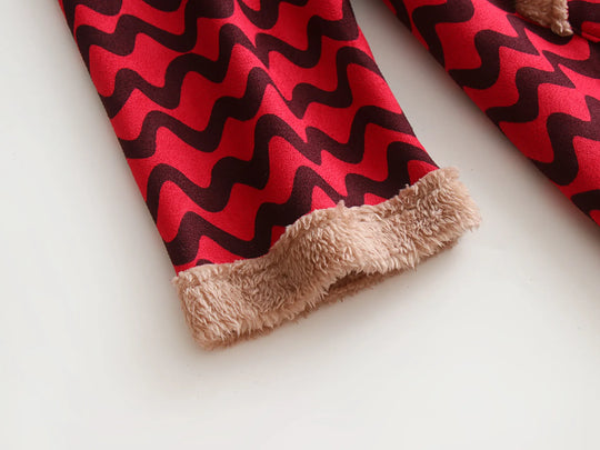 EB | Gefütterter Oversize-Mantel mit Kapuze aus Fleece
