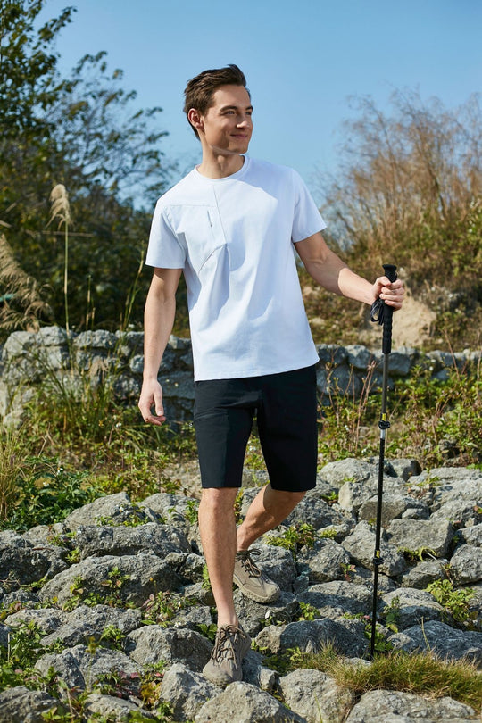 EB | Herren Sport Frühling und Sommer Sonnenschutz kurze Ärmel