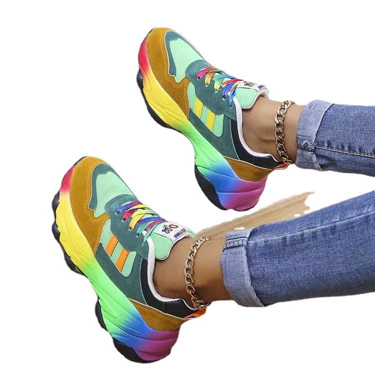 Atmungsaktive Schnür-Laufschuhe EB