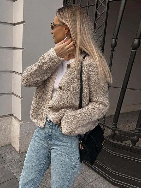 EB | Stylische Jacke für Frauen, Perfekt für Herbstabende