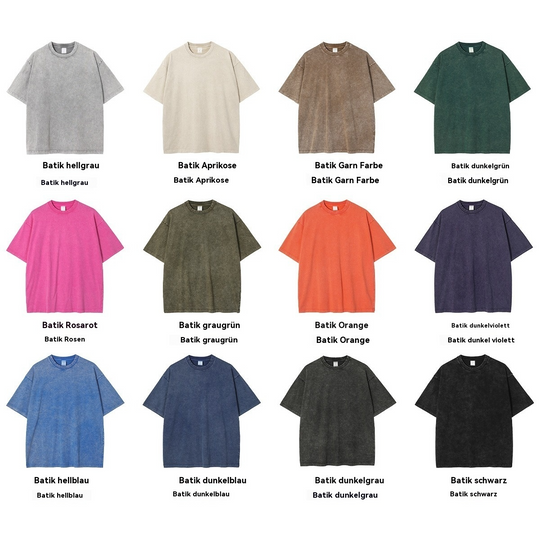 EB | Batik gewaschenes altes Herren-T-Shirt
