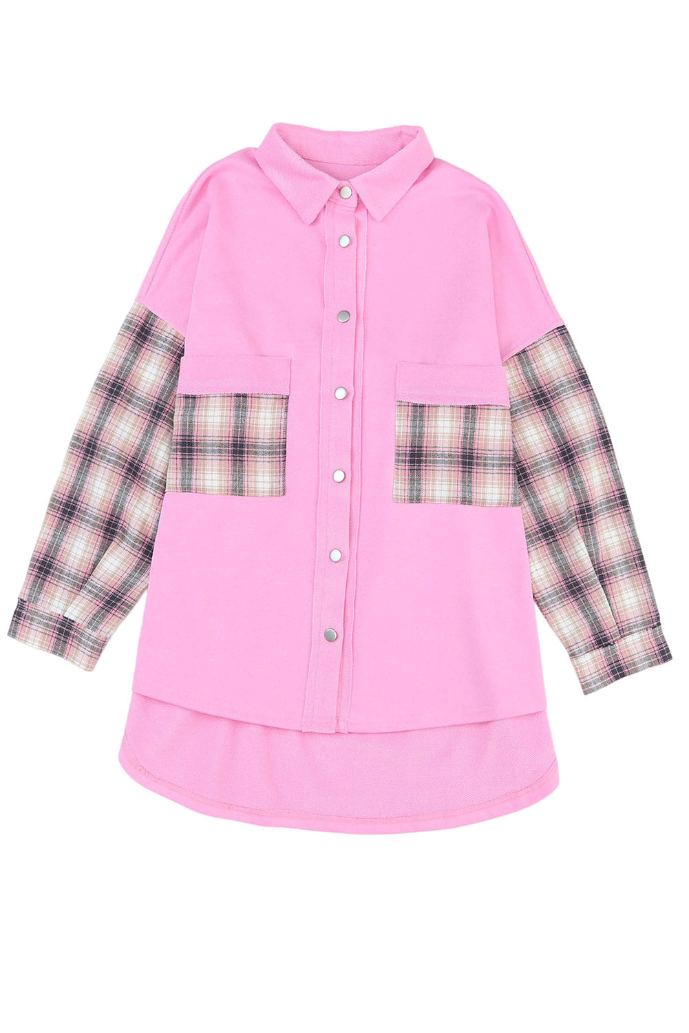 EB | Gepunktete Flanellhemden Polyester und Baumwolle Einzigartiger Look