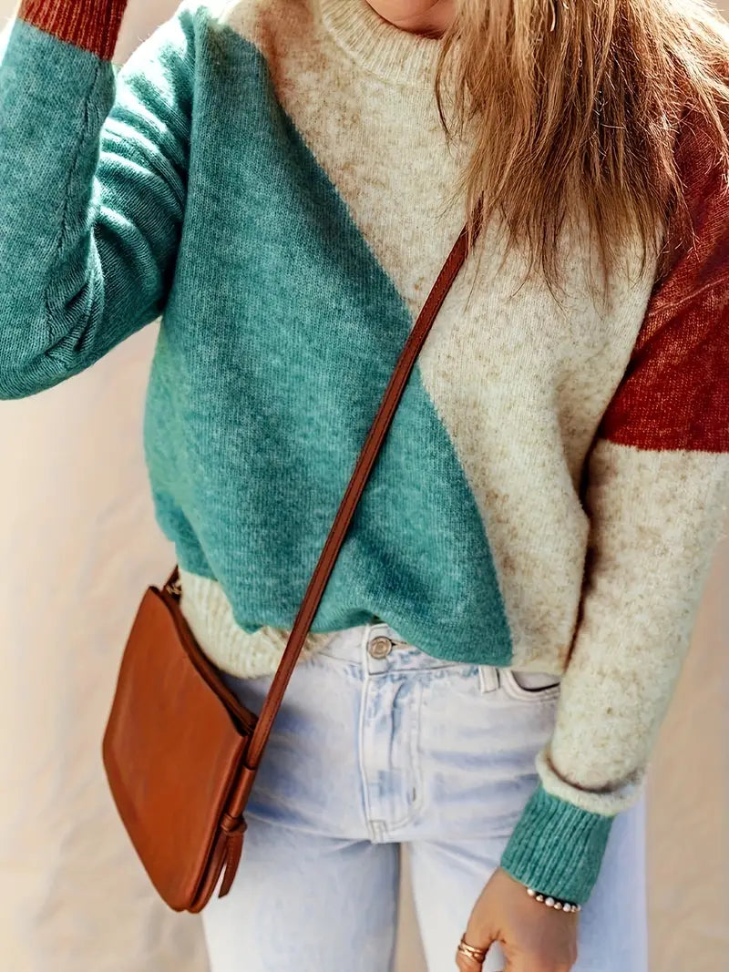 EB | Farbblock Pullover