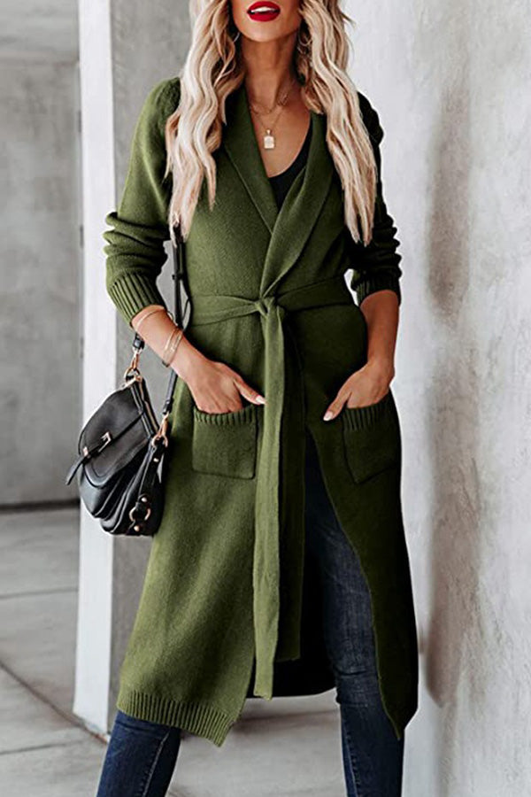 EB | Krawatten Revers Karten Strickjacke
