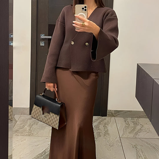 EB | Eleganter, lässig gestrickter Cardigan für Frauen