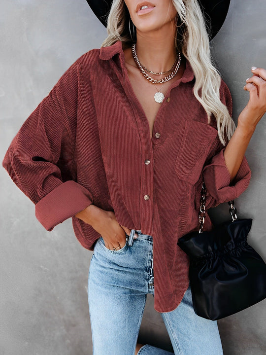 EB | Cordjacke mit Knöpfen