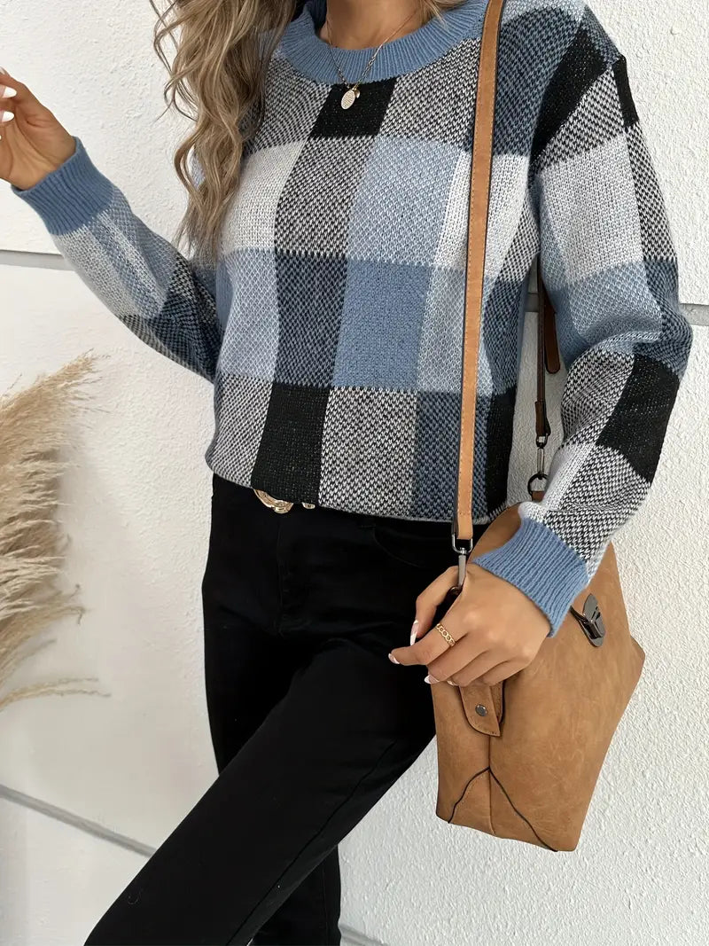 EB | Karierter Pullover