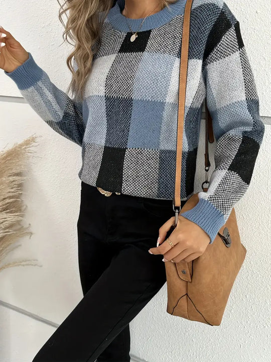 EB | Karierter Pullover