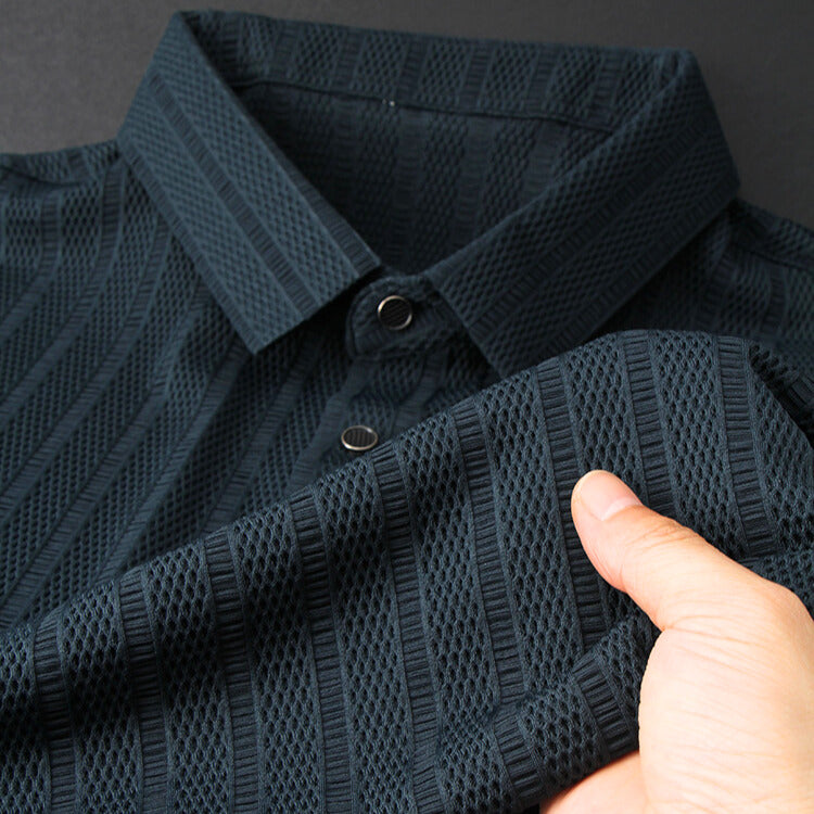 EB | Herren Poloshirt Aus Seide