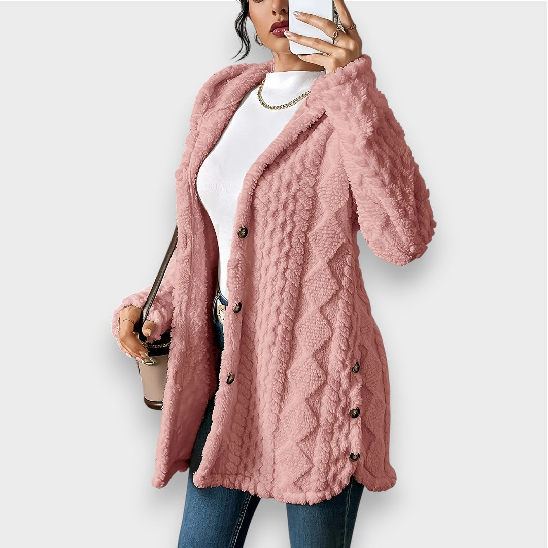EB | Plüsch-Hoodie-Cardigan-Pullover