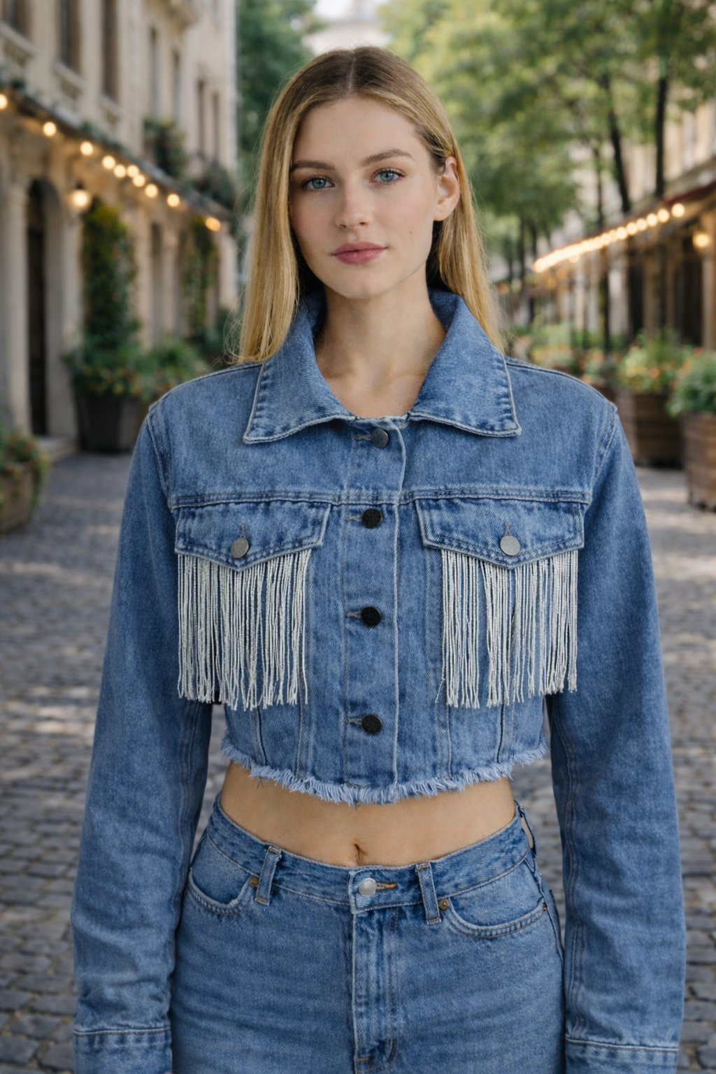 EB | Zerrissene Jeansjacke