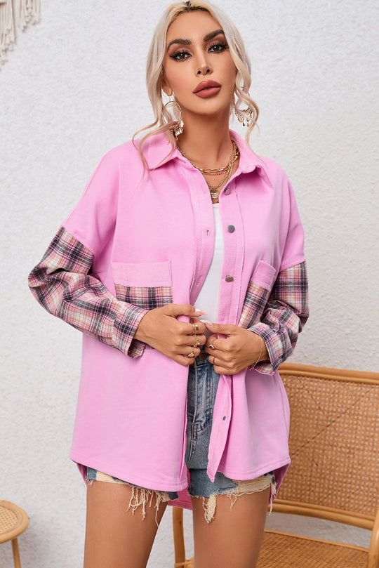 EB | Gepunktete Flanellhemden Polyester und Baumwolle Einzigartiger Look