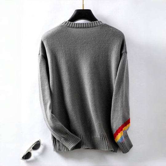 EB | Regenbogen Strickpullover