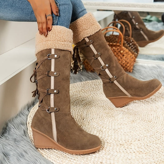 KeilabsatzStiefel Mit Fleecefutter EB