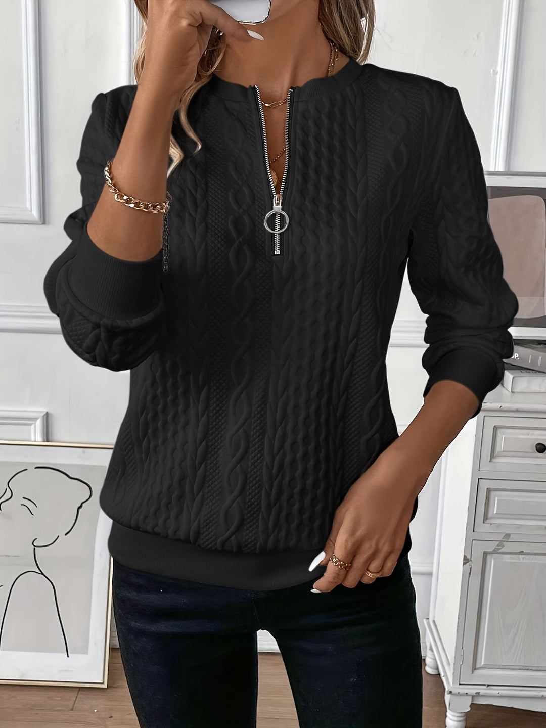 EB | Stilvoller Strickpullover für Frauen