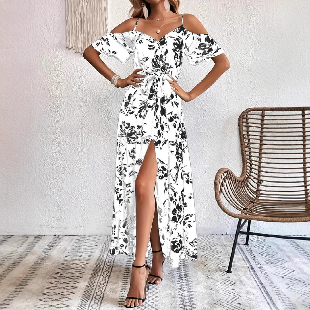 EB | Unregelmäßiges Kleid mit Hosenträgern
