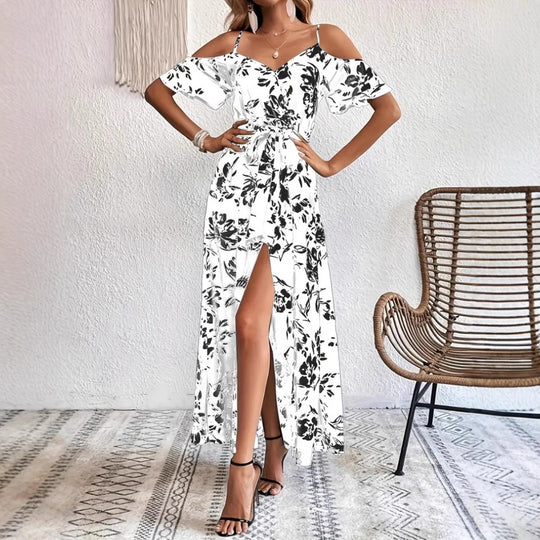 EB | Unregelmäßiges Kleid mit Hosenträgern