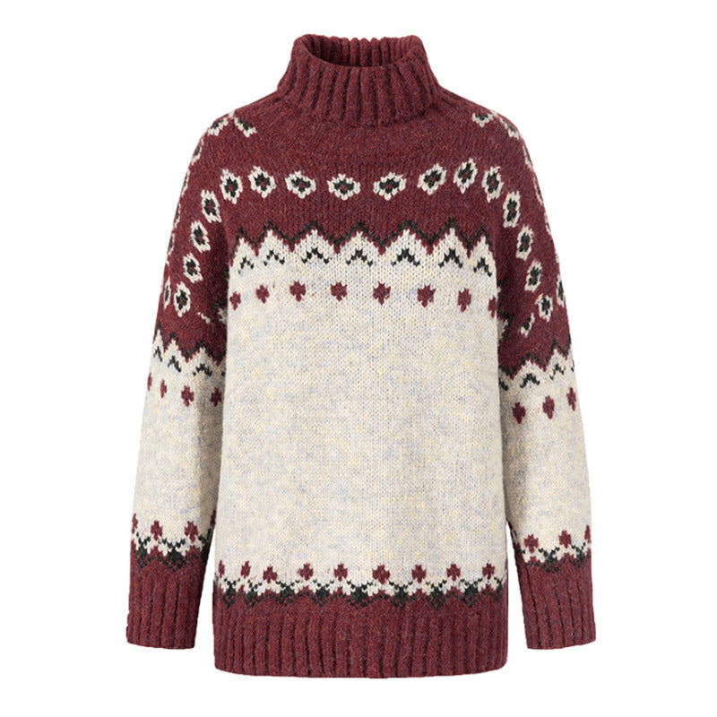 EB | Strickpullover Im Norweger-Stil