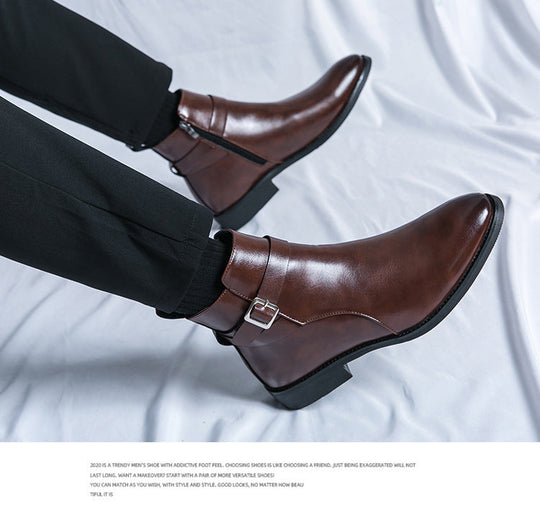 EB | Klassische Leder Herrenstiefel