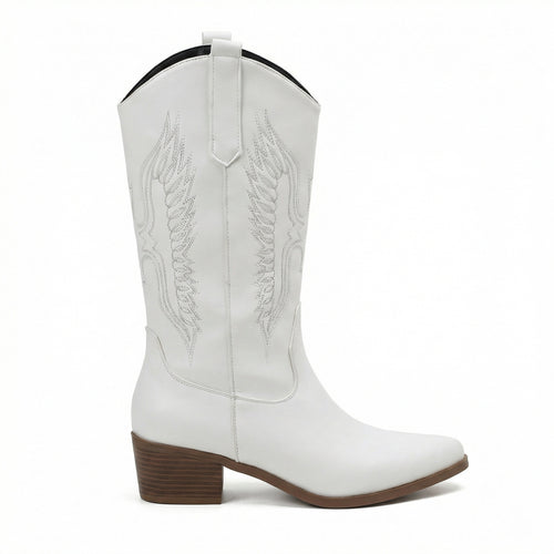 EB | Hochhackige Bestickte Cowboy-Stiefel