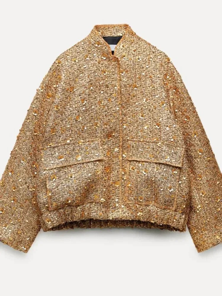 EB | Festliche Jacke mit Stilvollem Glanz