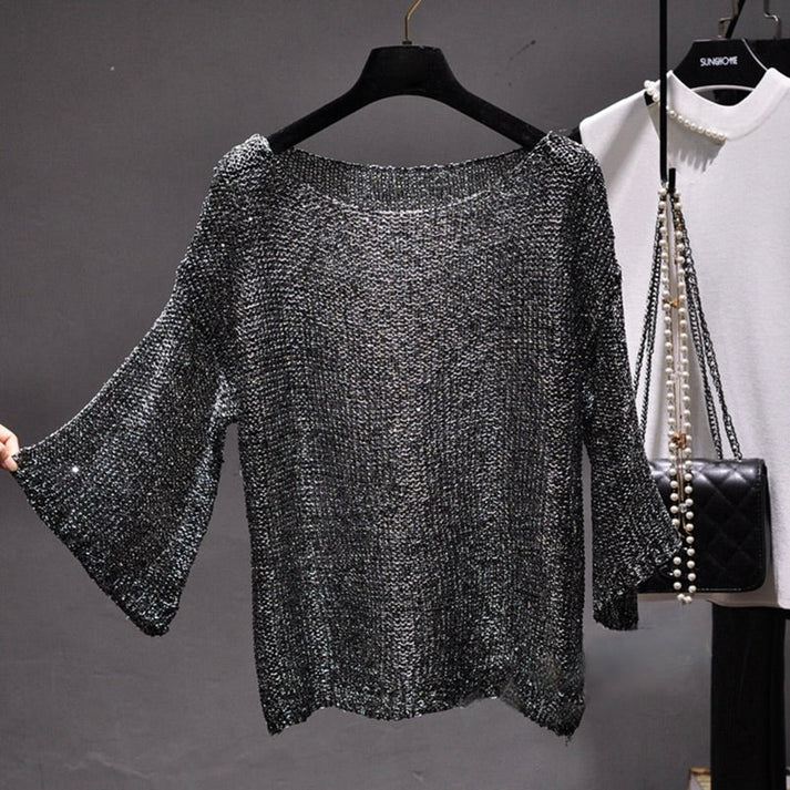 EB | Elegante Paillettenpullover