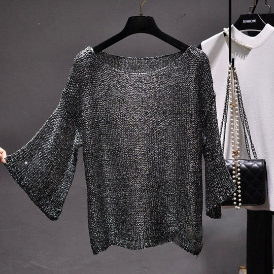 EB | Elegante Paillettenpullover