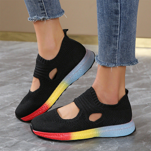 Mesh Cut-out Sneakers EB