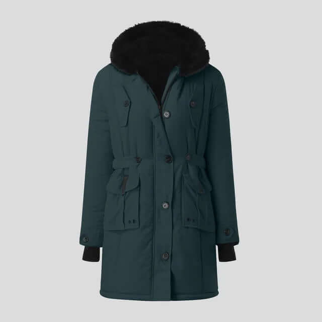 EB | Damen Winter Parka mit luxuriösem Kunstfellkragen