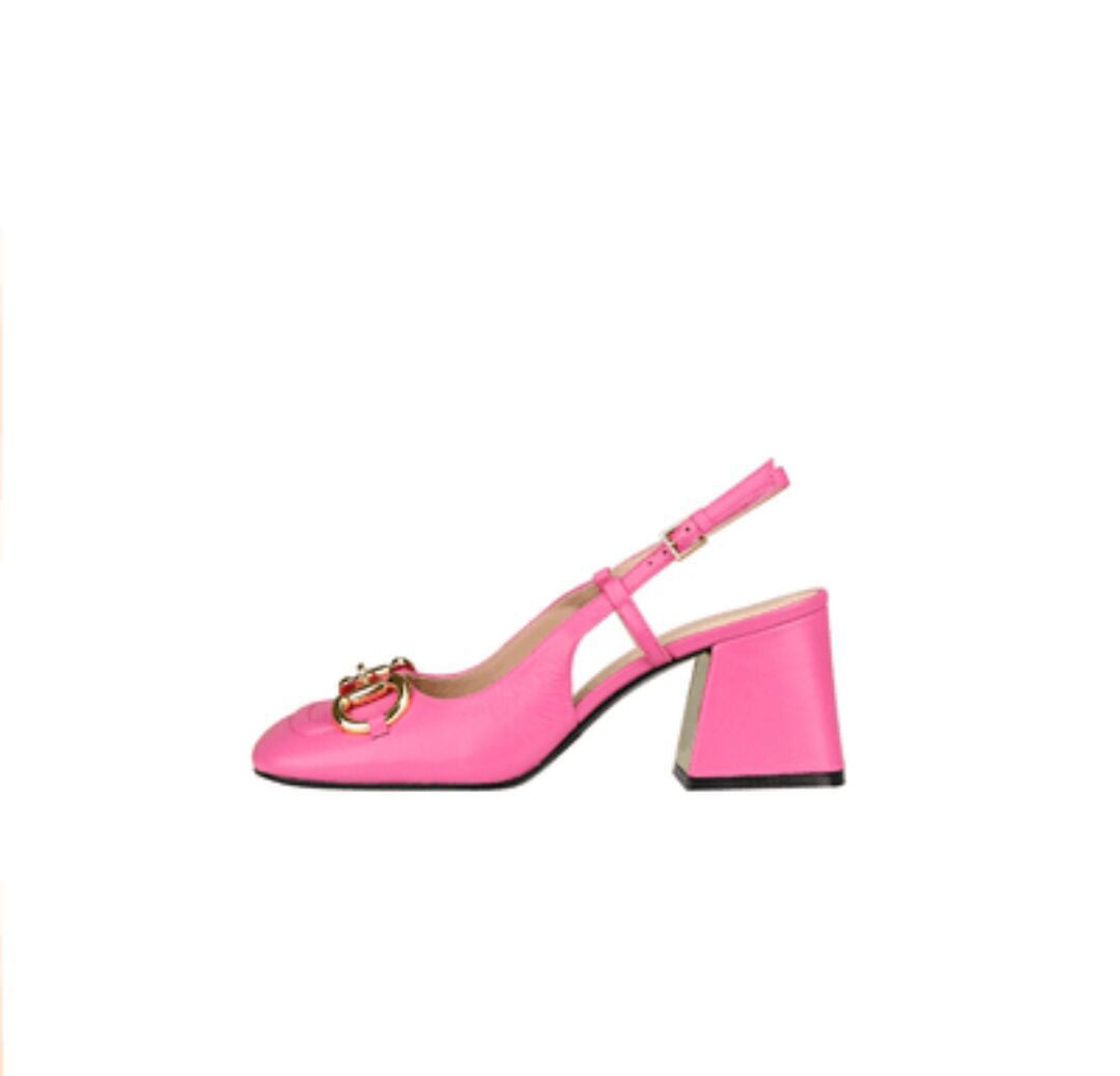 EB | Retro Mary Jane Schuhe mit Dicken Hohen Absätzen und Schnallen
