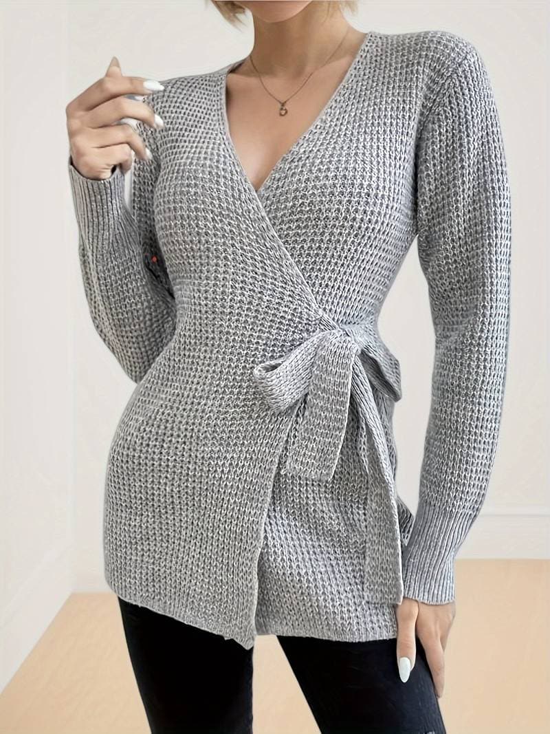 EB | Damen-Wickel-Strickjacke