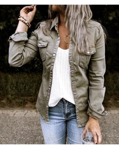 EB | Klassische Jeans Jacke Damen