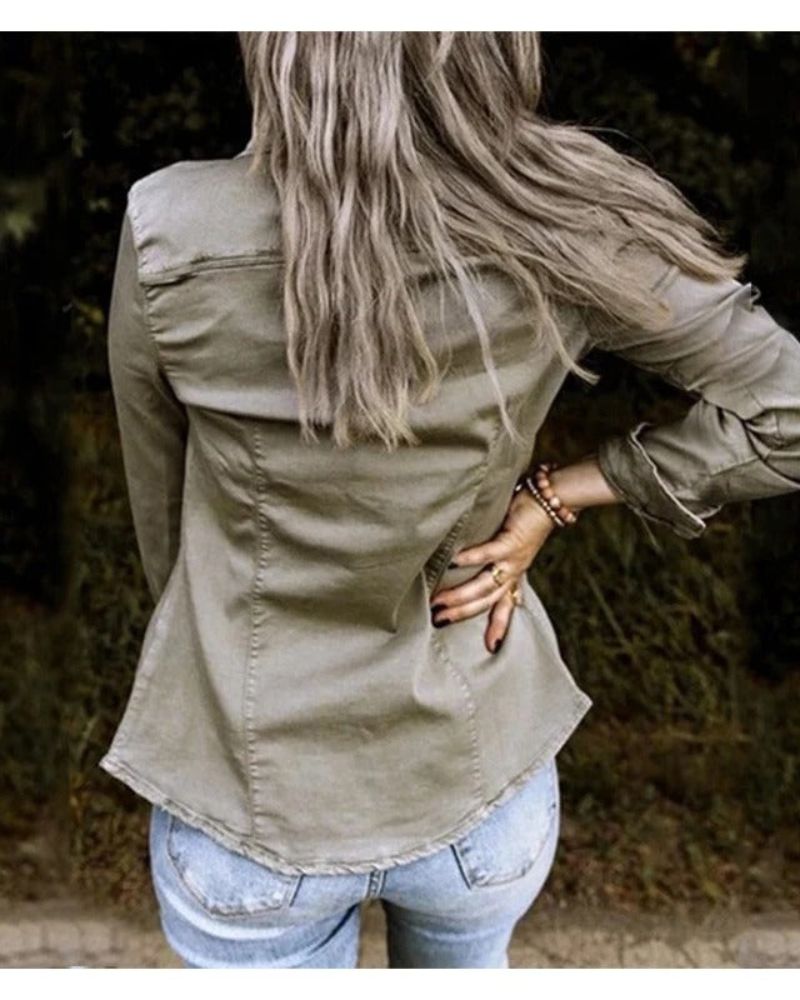 EB | Klassische Jeans Jacke Damen