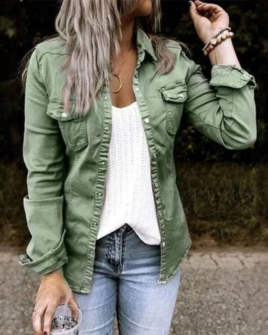 EB | Klassische Jeans Jacke Damen