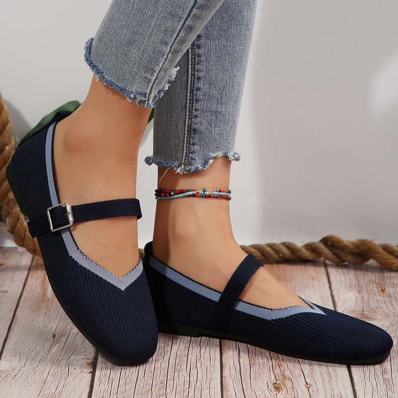 Atmungsaktive flache Schuhe EB