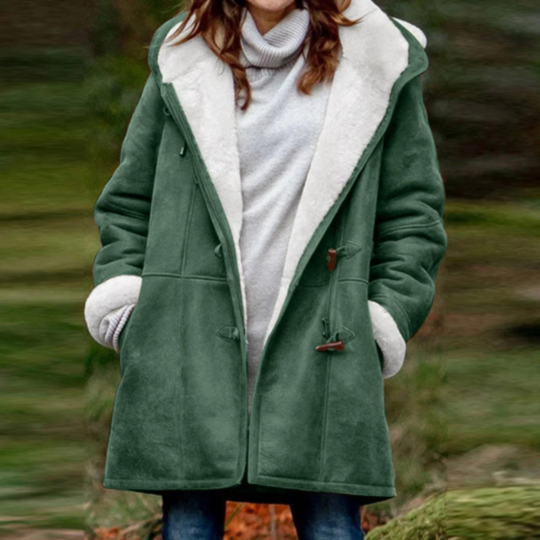 EB | Damen Warme Kapuze Jacke - Winter