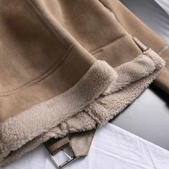 EB | Wildleder Winterjacke - Warm & Stilvoll