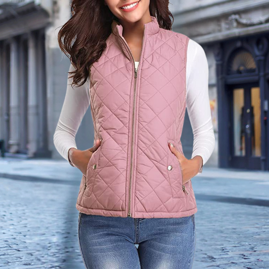 EB | Elegante Steppjacke mit Zipper für Damen