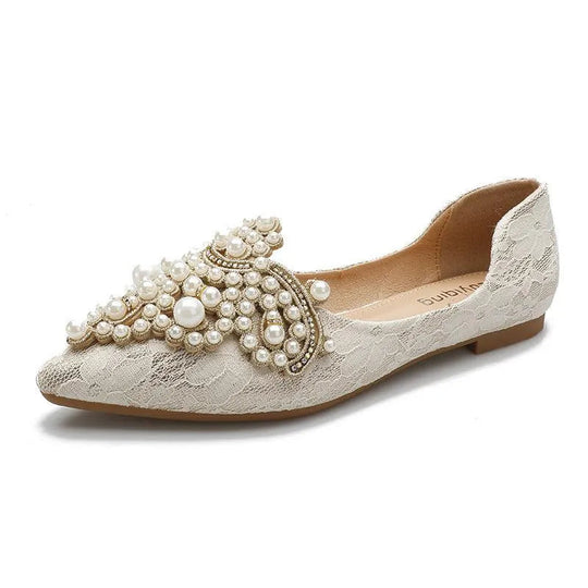 EB | Elegante Ballerina mit Perlen